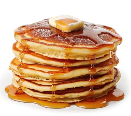 front-view-yummy-pancakes-breakfast-with-fresh-fruits-isolated-white-background